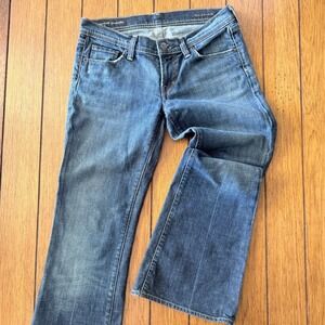 VTG Citizens of Humanity y2k Low rise Flare Jeans Dark Wash Size 28 31 Inseam